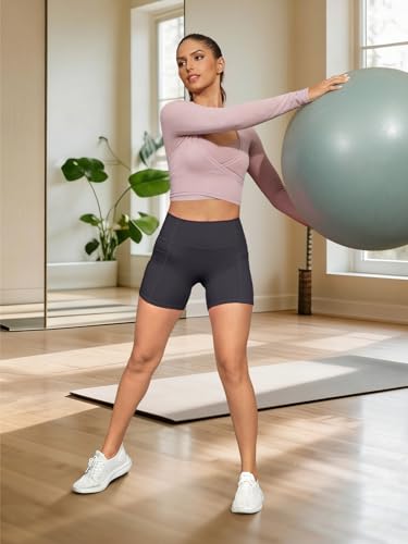 30% Off Women's Biker Shorts with Pockets - Code 5ZQVO3QY - Image 4