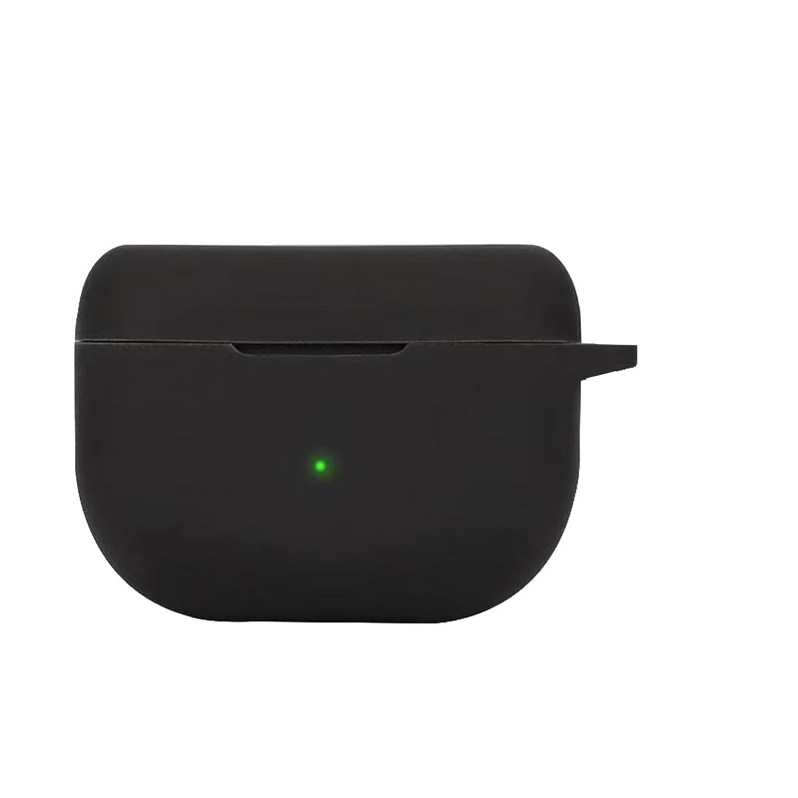 Silicone Case Compatible with Jabra Elite 8 Active/Jabra Elite 10/ Jabra Elite 8 Active Gen 2/ Jabra Elite 10 Gen 2, Shockproof Protective Earbuds Cover with Carabiner Accessories (Black)