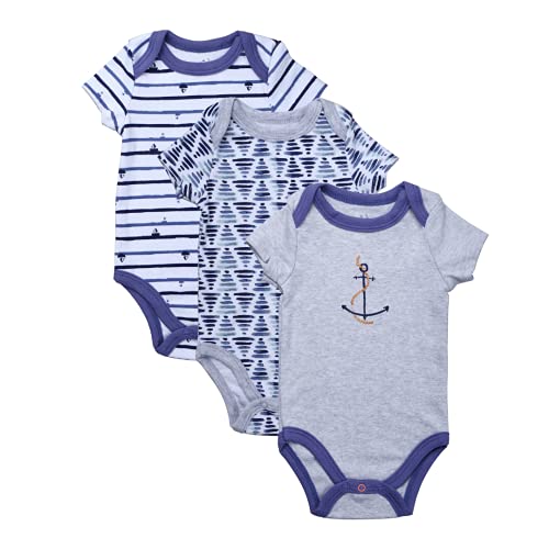 Asher and Olivia Baby Boy's Kimono Bodysuit Set