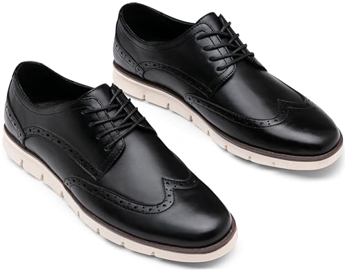 Image of Jousen Mens Dress Shoes Comfortable Business Casual Sneakers