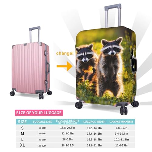 Housse de valise contre les rayures de soute Medium blanche - 6