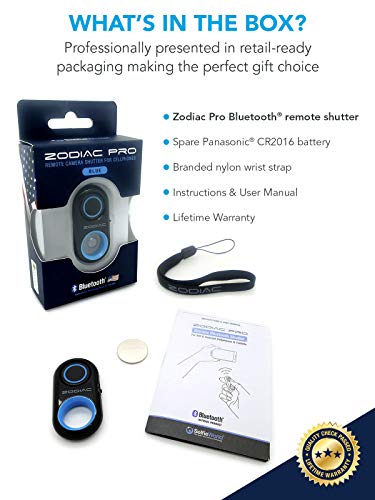 image for Selfie World Premium HD Bluetooth Selfie Remote Control Camera Shutter