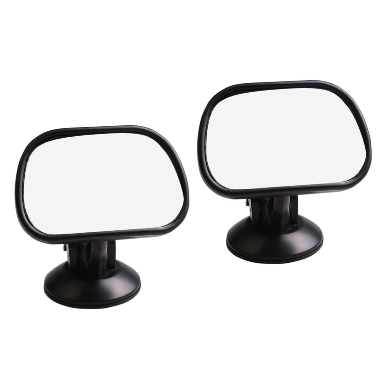 Milisten 2 Piezas espejo de alto vista trasera coche de auto espejos retrovisores adhesivo retrovisor interior del coche el plastico
