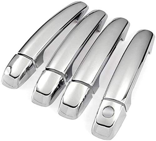 SPEDY Car Emblem for Door Handle Chrome/Catch Cover for Honda Jazz 2015-2019 (Set of 8 Pcs.) Logosn181