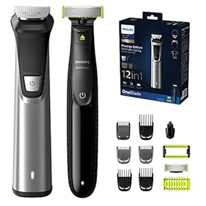 Philips MG9720/90 Multi-Styles Series 9000 13-in-1 OneBlade Gesicht & Körper