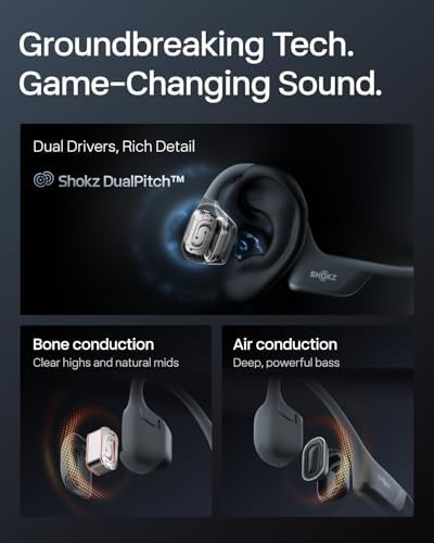 New OpenRun Pro 2- Bone Conduction Headphones,