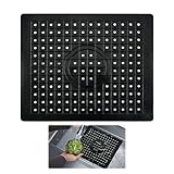 RARWIND Spülmatte für Spülbecken, Matte Für Spülbecken, Abtropfmatte Schwarz, Die...