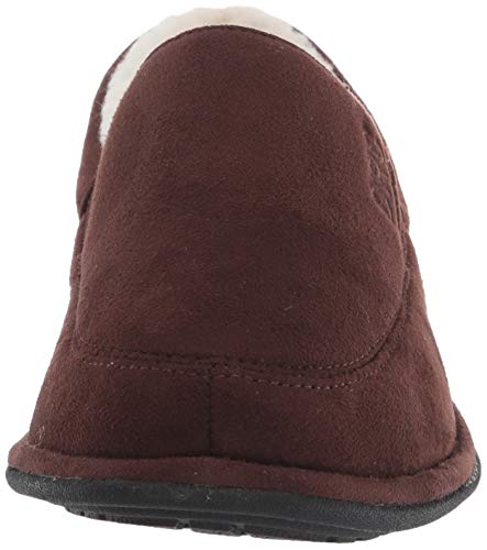 Dr. Comfort Men's Relax Chocolate Diabetic Slippers, 11 Wide #TOP1