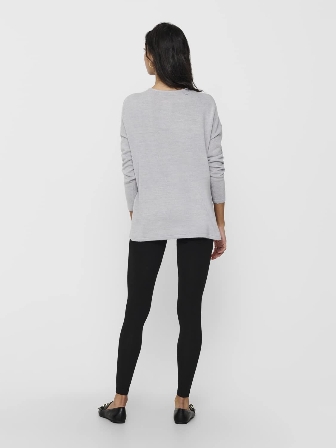 ONLY Damen-Leggings im 3er-Pack, blickdichte Stretch-Leggings aus Baumwolle, weiche & Bequeme Yogahosen, schmale Passform, Leggings zum Hineinschlüpfen für Fitnessstudio, Sport, Freizeit & den Alltag