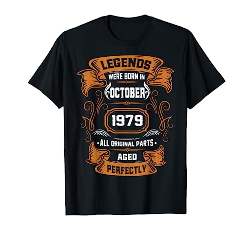Las leyendas nacieron en octubre de 1979 regalo de cumpleaños Camiseta