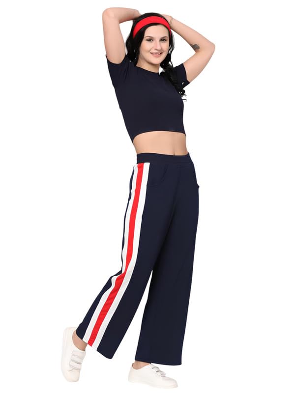 Image of DTR FASHION Women's Active Wear Stretchable Tracksuit | Yoga Wear Suit Set | Casual Wear Tracksuit