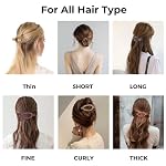 8 Pack Flat Hair Clips for Women,Matte No Crease Flat Claw Clips, Large Strong Hold Barrettes for Thick & Thin Hair, French Duckbill Styling Accessories - Image 5