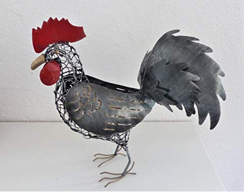 COQ en Acier Verni Anti-Rouille pour Décoration Extérieure Durable sans Entretien - 2