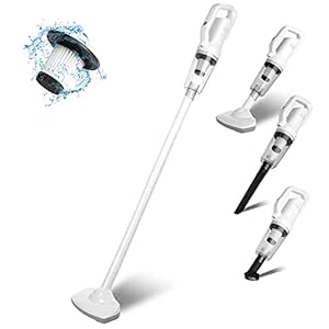 Aspirador de Mano 9000PA, BAITAI Aspirador sin Cable,Aspirador Coche de 120 W / 2000 mAh con luz LED, húmedo y seco…