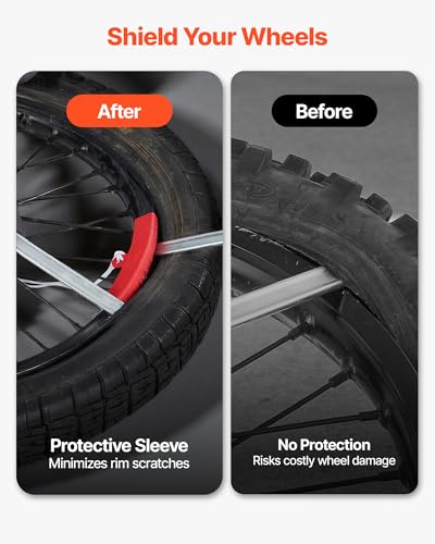 Outils de changement de pneus pour motos à adaptateurs d'axe