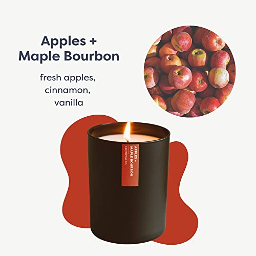 Calyan Wax Co. 0856207008765 Calyan Wax Soy Wax Candle, Apples & Maple Bourbon Scented Candle thumb #1