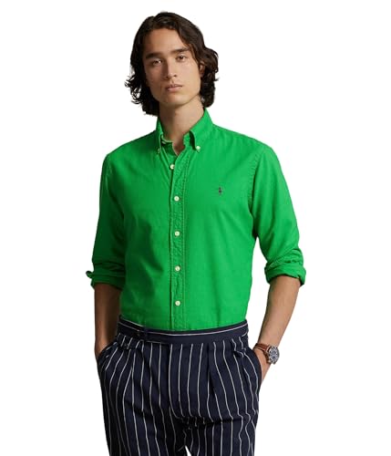 Image of POLO RALPH LAUREN Men's Classic Fit Plaid Oxford Shirt