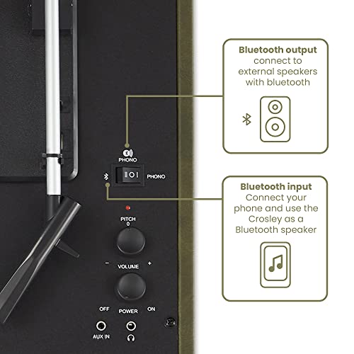 Crosley Mercury Platine Vinyle – Tourne Disque – Tourne Disque Vinyle – Platine Vinyle Bluetooth – Platines Vinyles… - Les Beatles, Paul McCartney, John Lennon, RIngo Starr, George Harrison Crosley Mercury Platine Vinyle - Tourne Disque - Tourne Disque Vinyle - Platine Vinyle Bluetooth - Platines Vinyles… – Image 8