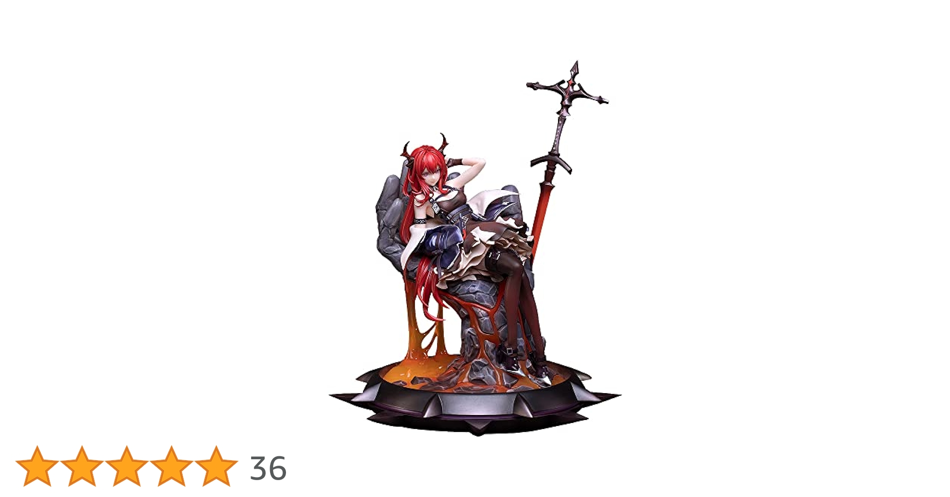 開封済み　アークナイツ スルト 劫火 Ver. 1/7 　フィギュア Amazon | アークナイツ スルト 劫火 VER. 1/7スケール