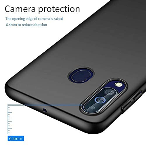 Image of Mobile Back Cover Case for Vivo U10 (Silicone Case|CameraProtection|Black SC1510)