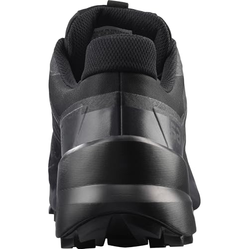 Salomon Women’s Speedcross 5 GTX, Waterproof Trail Running Shoes - Black/Black/Phantom - 6