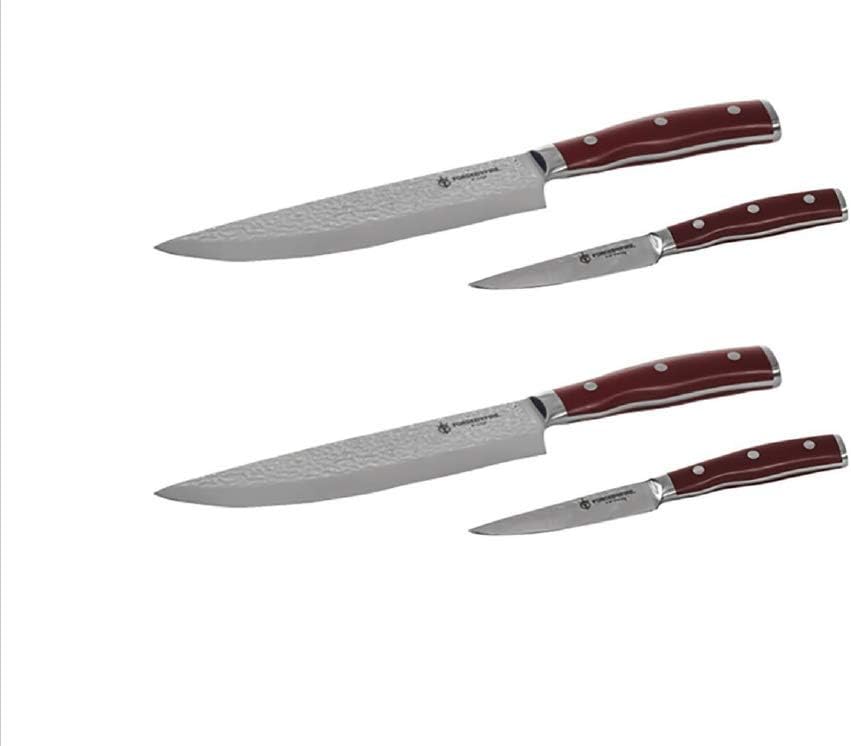 HISTORY - Forged in Fire - Stainless Steel Knives (2 Piece Stainless Steel Chef and Paring Knife) 2 Pack - Warranty Included