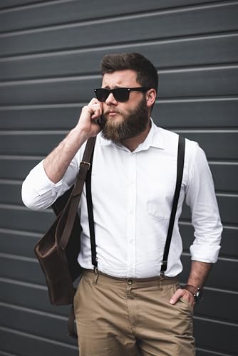 Image of Dibi Suspenders for Men - Adjustable X back Suspender with 4 Strong Clips