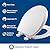 MAYFAIR 864SLOWB 000 Alesio II Toilet Seat will Slow Close, Never Loosen and Provide the Perfect Fit, ROUND, Highly Stylized Durable Enameled Wood, White