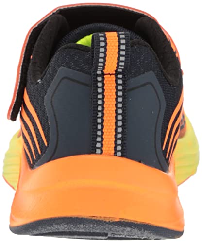 Skechers Kids Boy's Razor Grip Sneaker, Orange/Navy, 3 Little Kid #TOP2