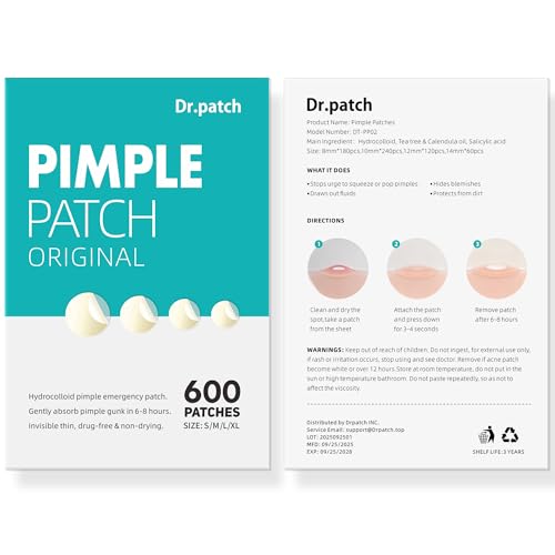 Dr.patch Pimple Patches (600 Count, 4 Sizes) — view 9