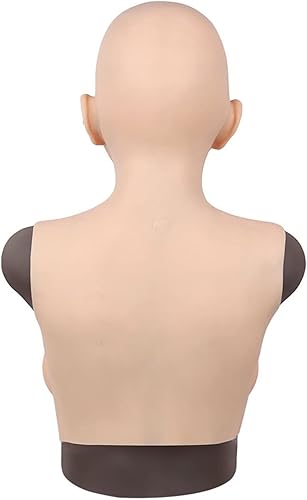 Miniatura 4 de Máscara falsa de silicona para mujer, hecha a mano, pecho de silicona artificial, adecuada para travestis, travestis, transgénero, disfraces
