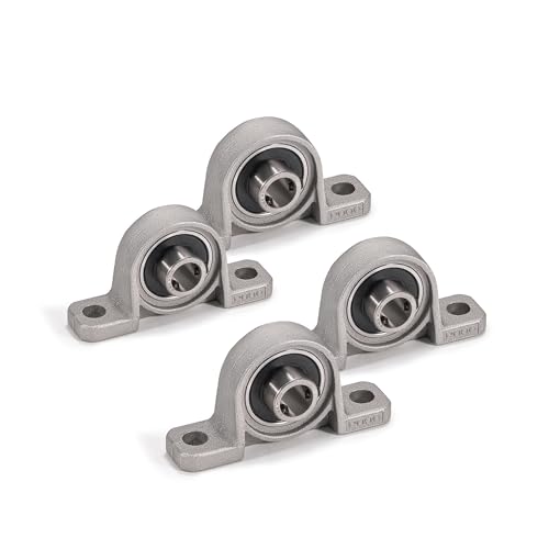 XiKe 4 Stück KP000 Bohrung 10 mm Zinklegierung Stehlager mit Flansch, passend für 3D-Drucker, DIY, CNC-Maschinen, Roboter und lineare Bewegungssysteme. XiKe 4 Stück KP000 Bohrung 10 mm Zinklegierung Stehlager mit Flansch, passend für 3D-Drucker, DIY, CNC-Maschinen, Roboter und lineare Bewegungssysteme.