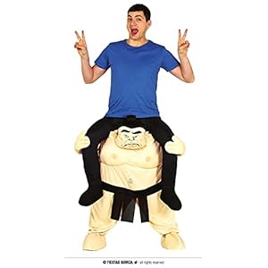 Guirca- Disfraz adulto carry me sumo, Talla 52-54 (88284.0)