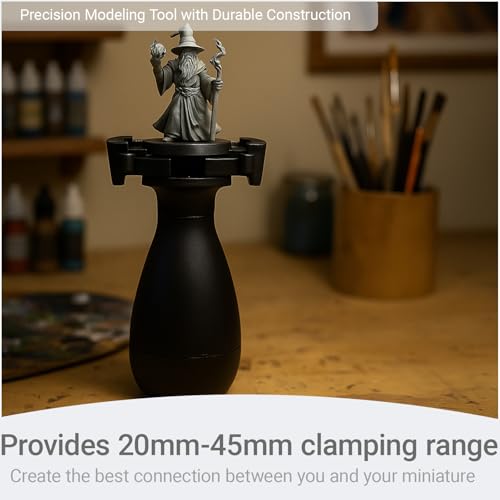 Painting Handle, Warhammer Accessories,Paint Holder for Warhammer Gifts, Miniature Painting, Miniatures, DND, Scale Model, Fantasy Figurines, War Game Accessories (Small)