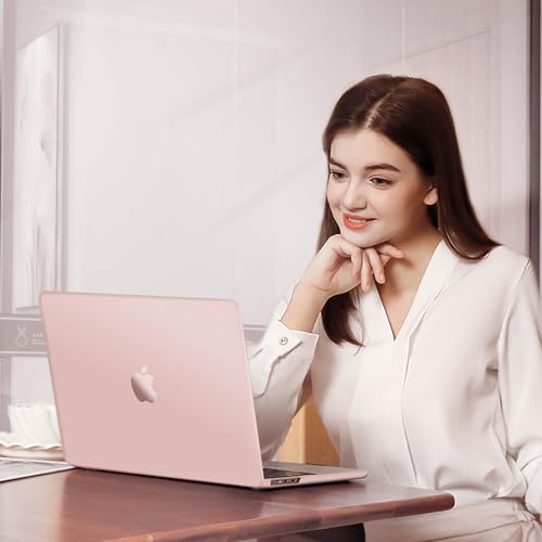 Image of MOSISO Compatible with MacBook Air 15 inch Case M5 M4 M3 M2, Peach Fuzz | Ultra Thin Hard Case,Precision Color & Anti-Fingerprint -Compatible with MacBook Air 15.3 inch A3241 A3114 A2941 2026-2023