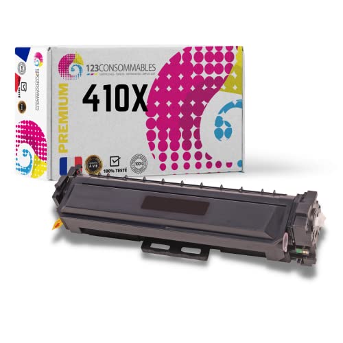 Cartouche Laser Compatible avec HP 410X CF410X (Noir) - Capacité Egale A L'Originale - Garanti 2 Ans - 100% Compatible