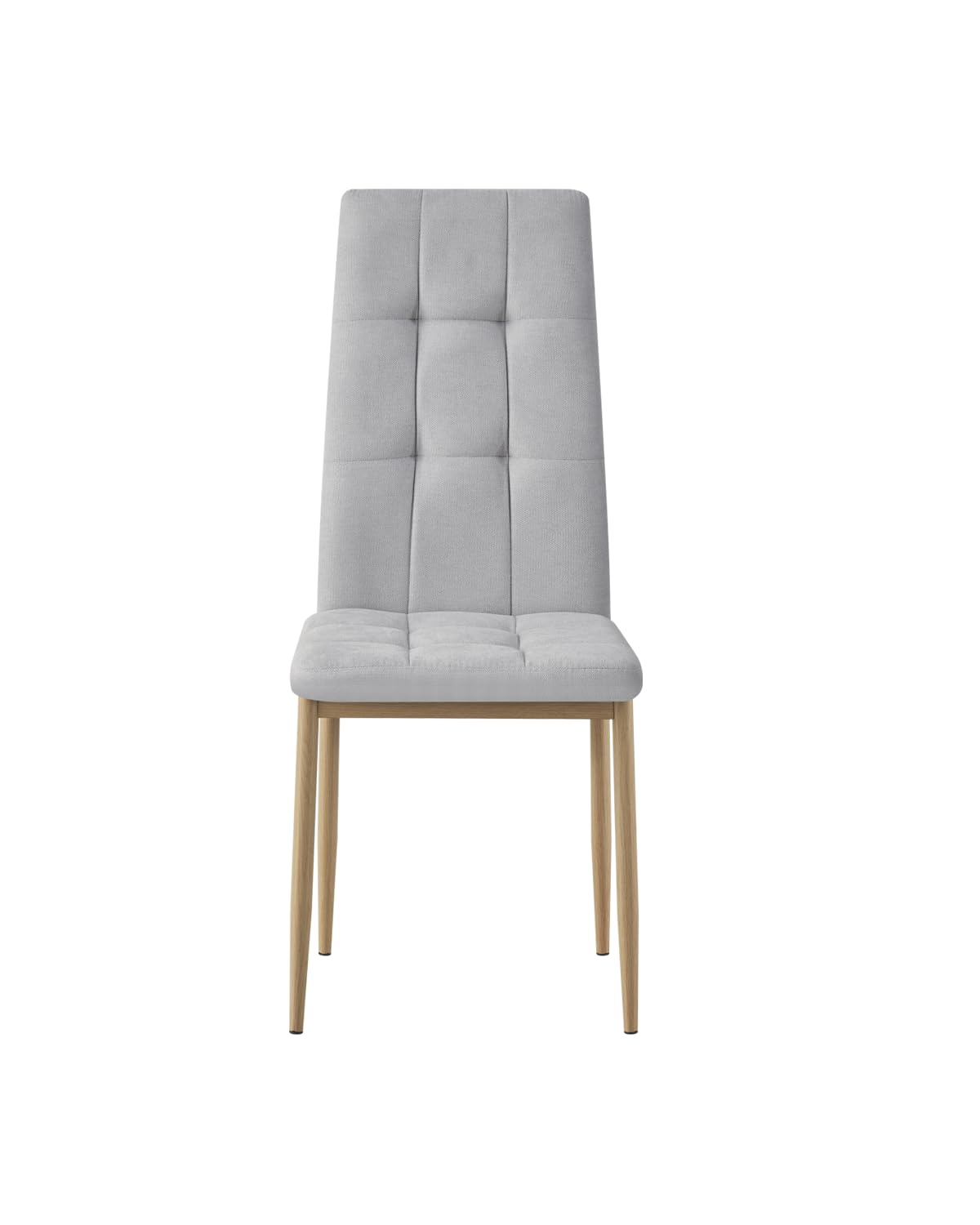 LIVAN HOME - Set de 4 sillas de comedor tapizadas Leonor