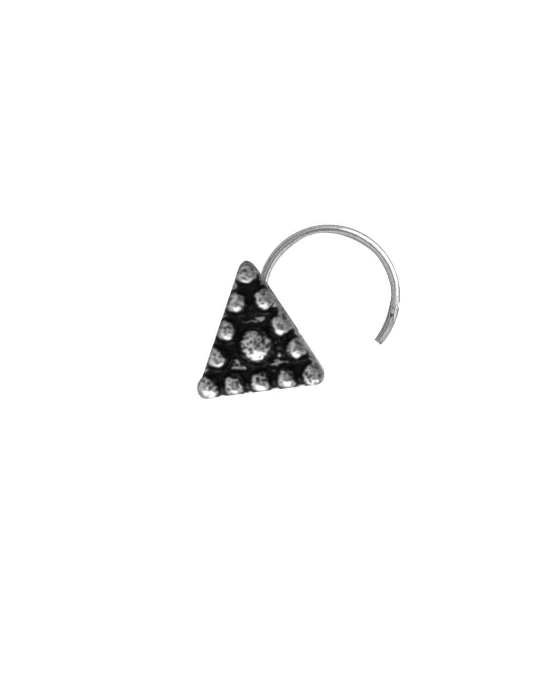 abhooshanSilver Alloy Nose Pin Studs for Women and Girls Stylish and Latest Gift for Wife Friend Mother Sister