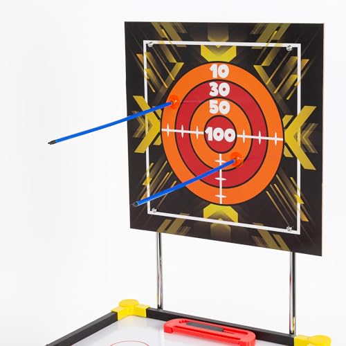 COLORBABY CB Games 5-in-1 Multispieltisch, Fußball, Tischfußball, Hockey, Bogenschießen, 92 x 41 x 61 cm, für Kinder, Familienspaß (85419) – Bild 7