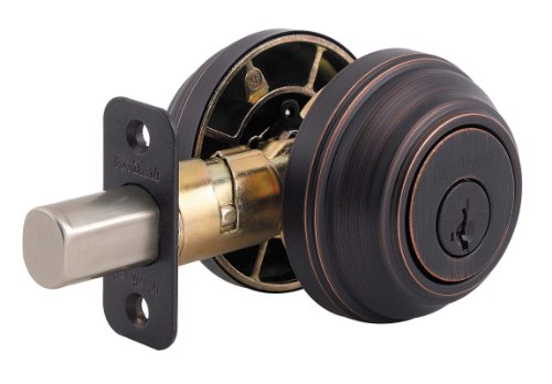 Image of Kwikset 985 Double Cylinder Deadbolt featuring SmartKey in Venetian Bronze