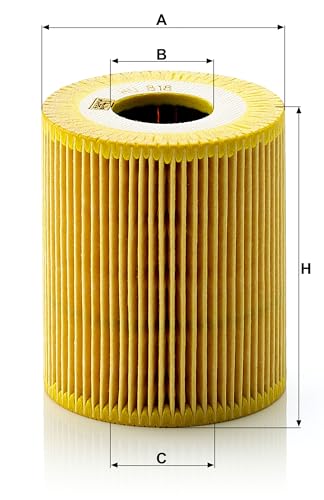 MANN-FILTER Hu 818 X Filtro Dell'olio - Autovetture + Veicoli Commeriali - 4