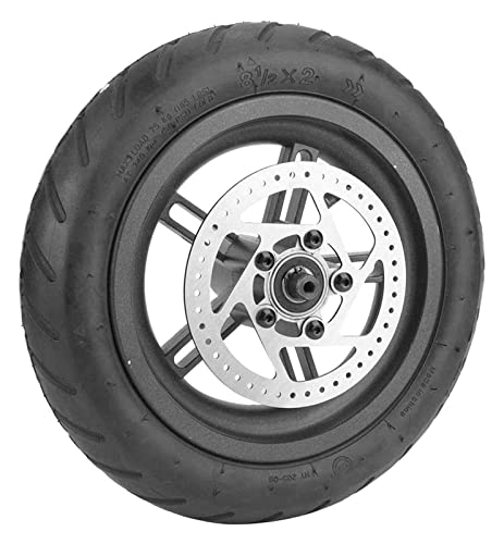 Neumático de rueda trasera para scooter, neumático de repuesto sólido, neumático de rueda trasera, neumático de freno de disco para scooter eléctrico M365, neumáticos Power Wheels, neumático Cover