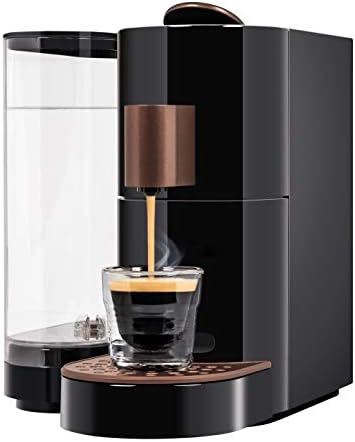 K-FEE® Twins II Single Serve Coffee & Espresso Machine (Black/Copper) | Verismo Compatible