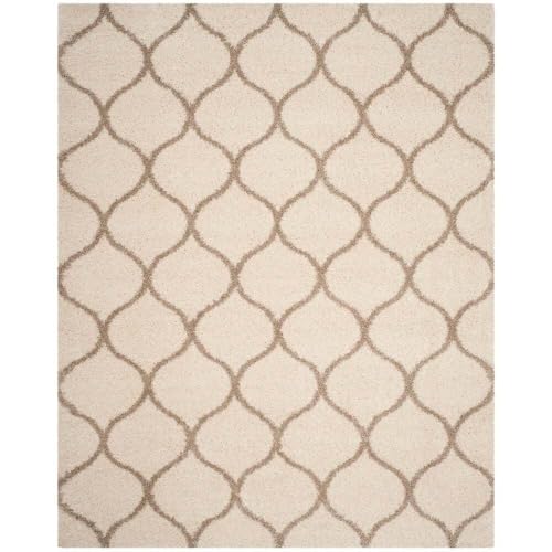 Image of Handmade Shaggy Pure Microfiber Smooth & Anti-Skid Carpets for Bedroom & Living Room, 2 inch Thickness Size- 12X12 Feet