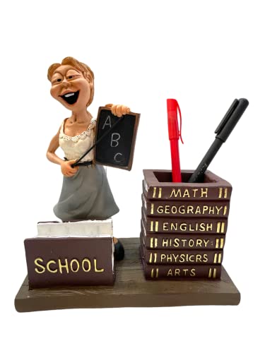 Image of AUGEN Polyresin Funny Teacher Idol Statue Showpiece for Home Decor Decoration and Gifting (1 Piece, 6723-I1)