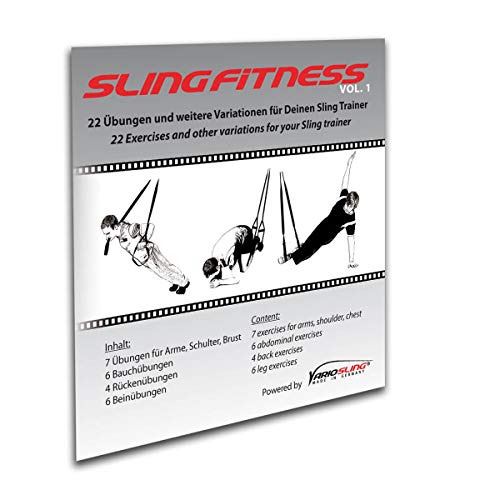 Variosling® DVD de Ejercicios para Entrenamientos en Suspensión/Sling-Trainer – vídeo | Rutina del Entrenamiento Muscular | Slingfitness Vol. 1-22 Ejercicios para Todo el Cuerpo