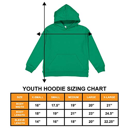 Types of Trucks - Garbage Monster Fire Toddler/Youth Fleece Hoodie (Black, 4T (Toddler))