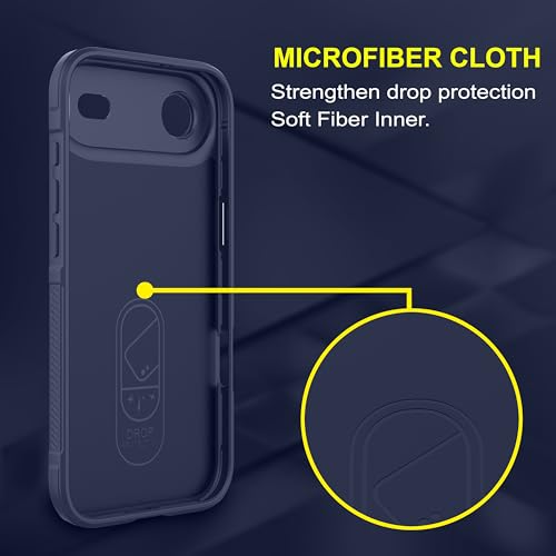 Image of amazon basics Back Case Cover for iPhone 17 Air | Compatible for iPhone 17 Air Back Cover | Liquid Silicon Magic Case with Camera Protection | Sapphire