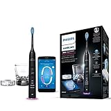 Contenido del envío: 1 cepillo de dientes eléctrico con tecnología de sonido DiamondClean Smart negro, 1 cabezal de cepillo Premium Plaque Defense y 1 cristal de carga.