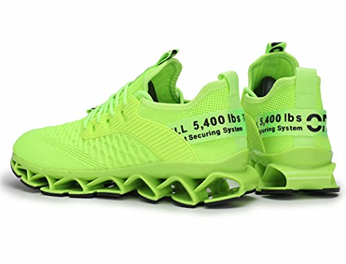 Image of Chopben Men's Running Shoes Blade Non Slip Fashion Sneakers Breathable Mesh Soft Sole Casual Athletic Walking Shoes